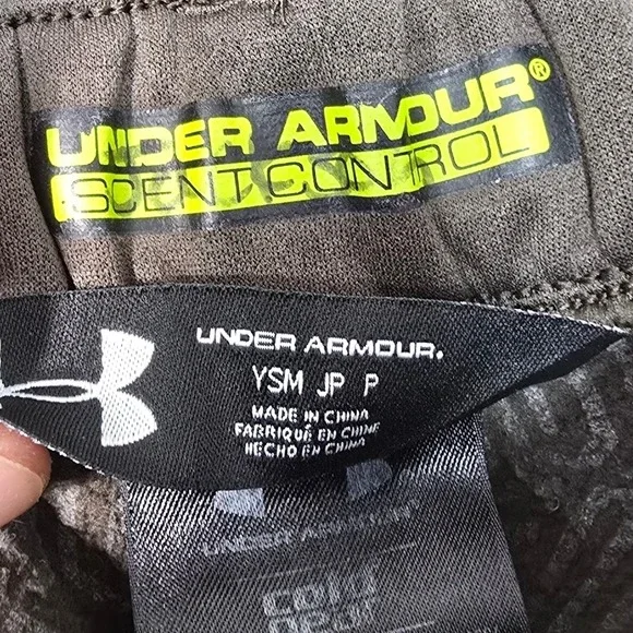 Under Armour Boys Cold Gear Storm Youth Small Camo Hunting Pants Realtree - Picture 5 of 8